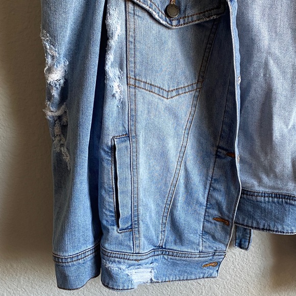 Retrofete Light Blue Jean Jacket - Picture 5 of 13